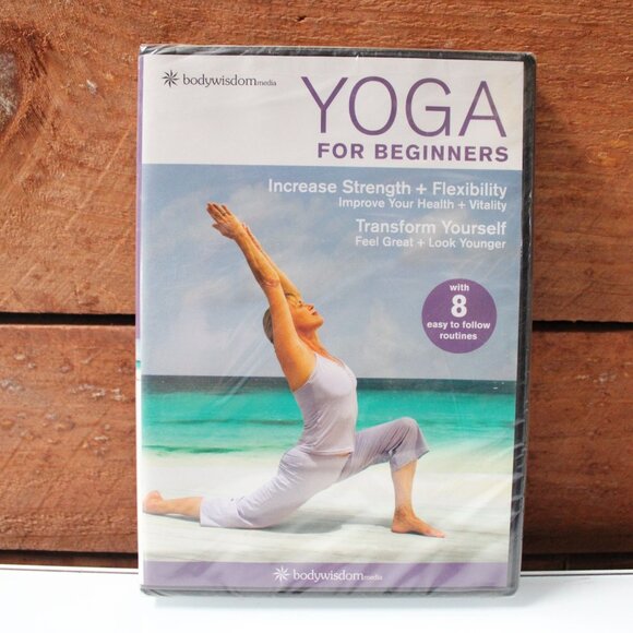 Yoga for Beginners DVD by Body Wisdom Media 8 Routines Barbara Benagh New Sealed - Picture 1 of 4